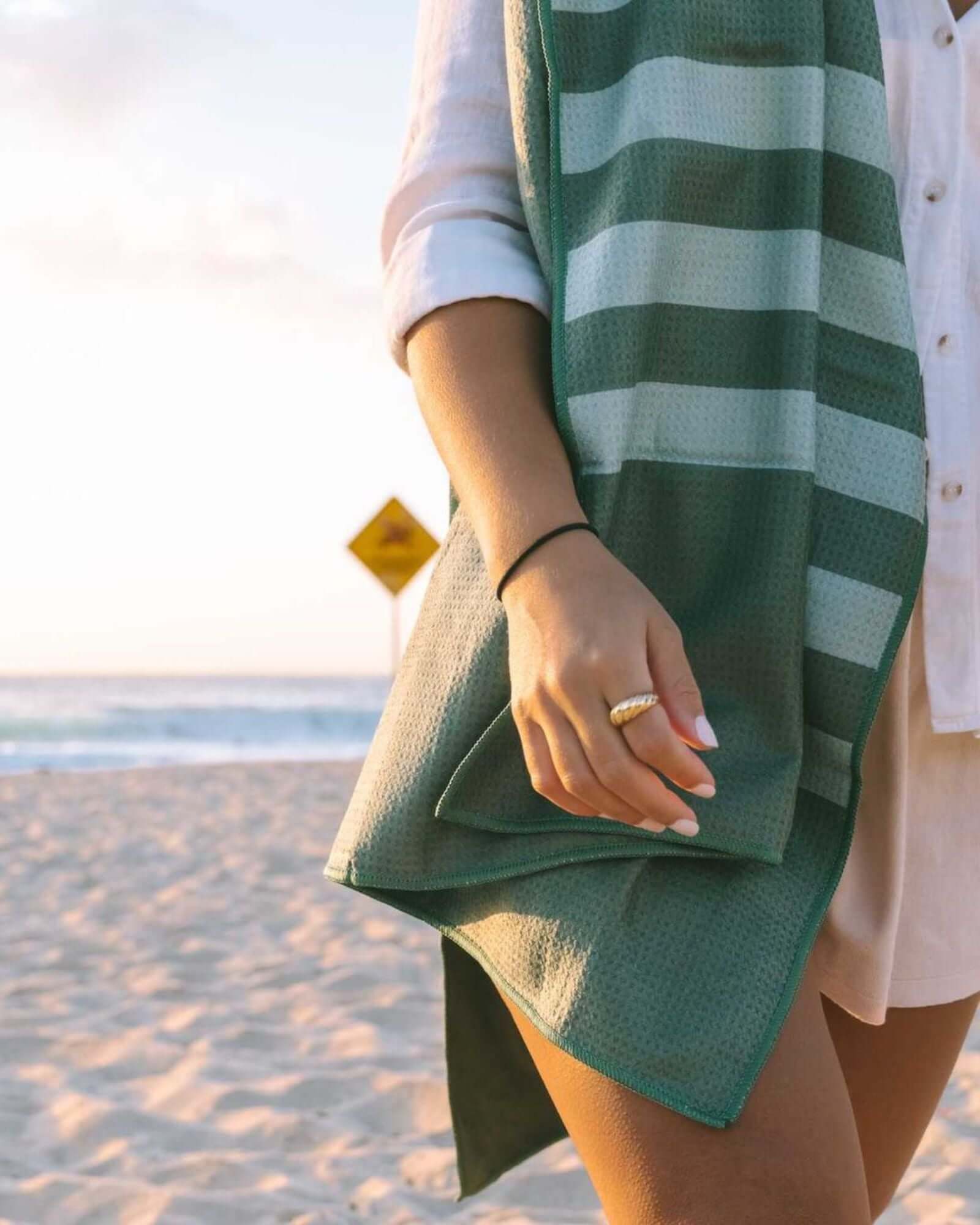 Olive - Sand Society Sand Free Sustainable Beach Towel