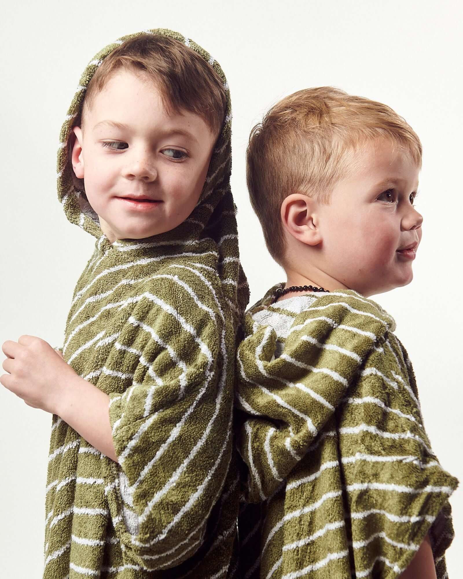 Sage Bamboo Beach Poncho - Child