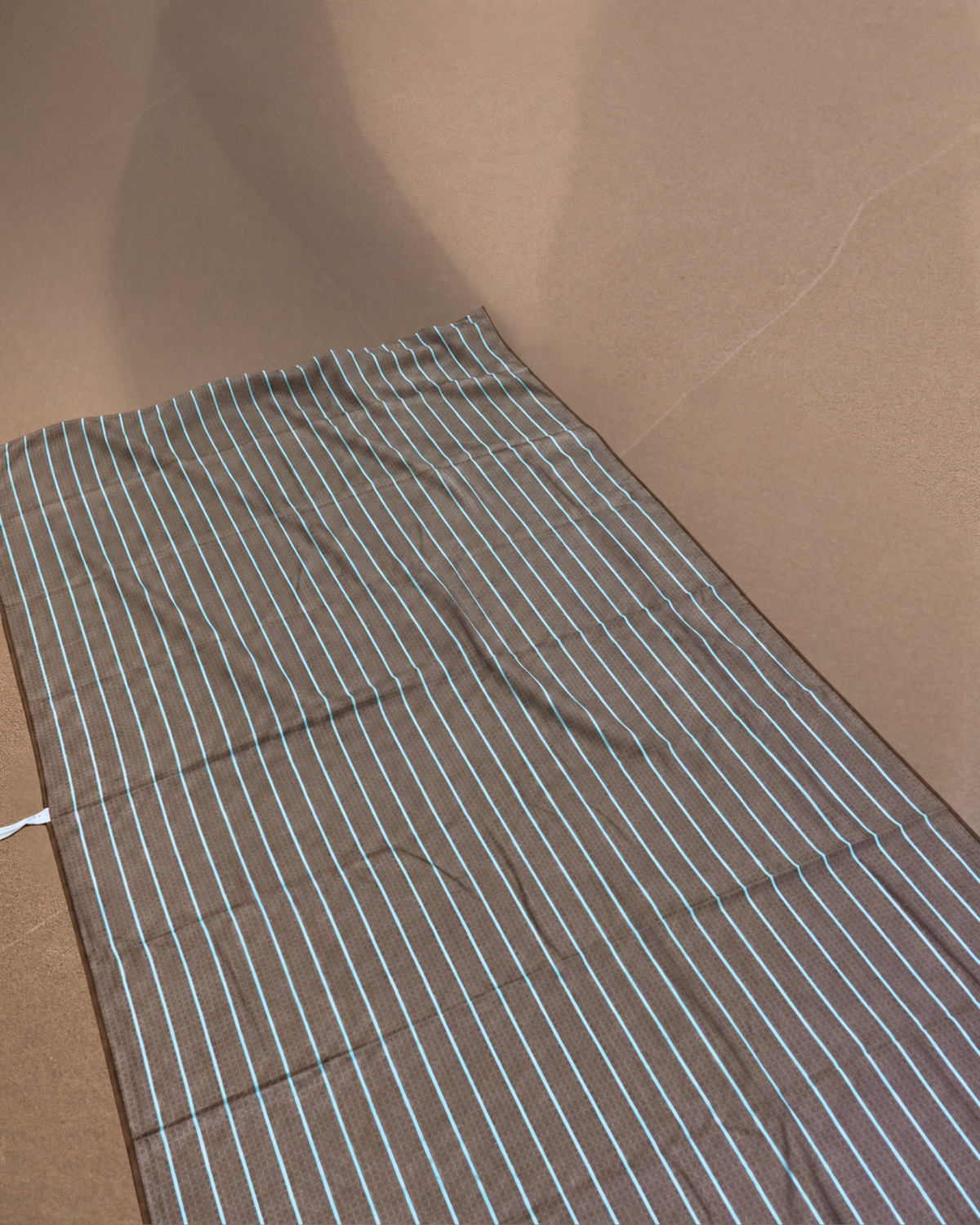 Lite Sand Free Beach Towel - Choc Stripe