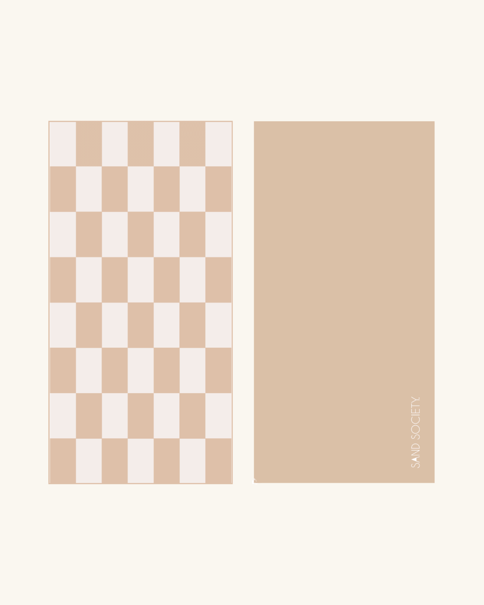 Iced Latte Sand Free Towel