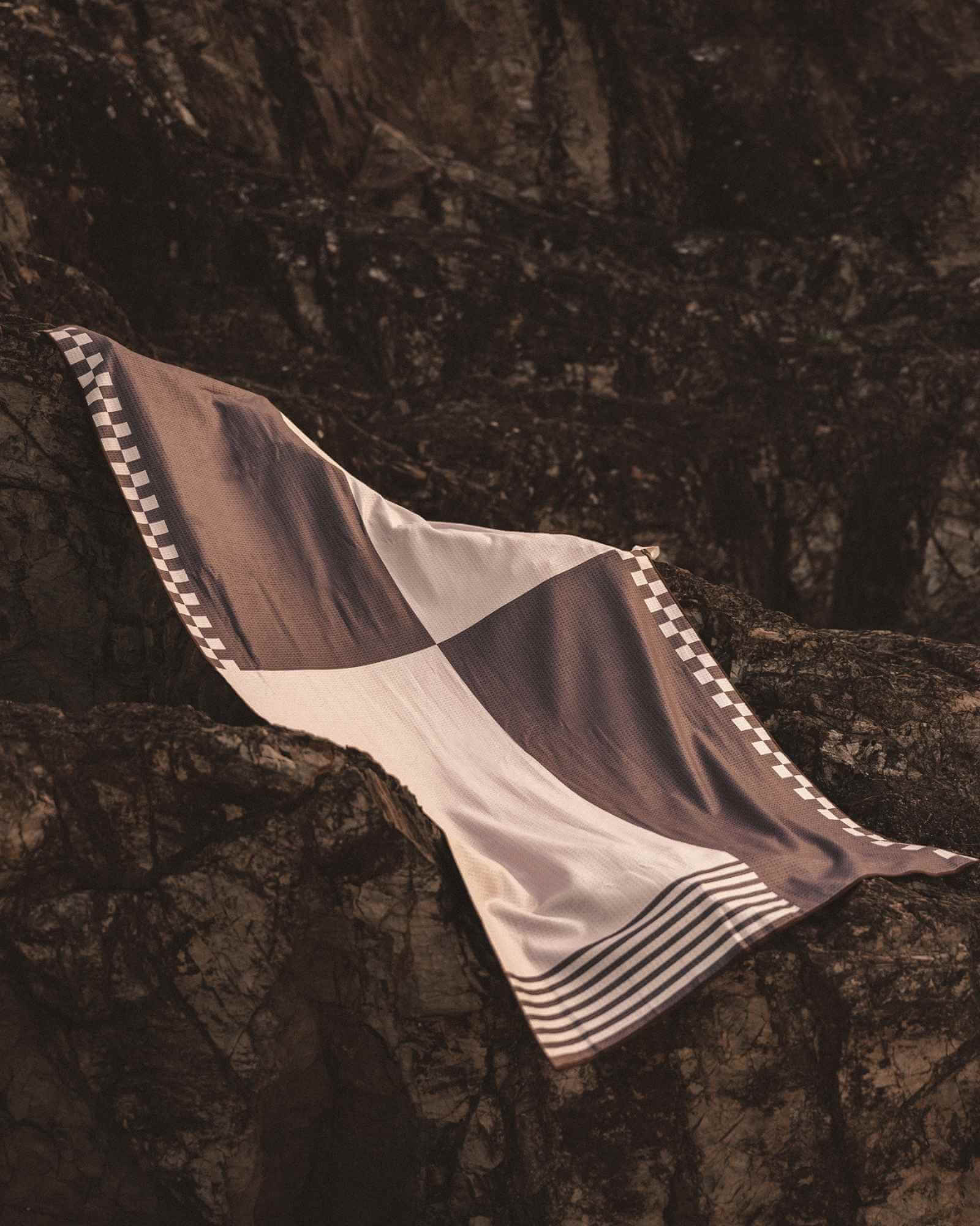 Sand Free Beach Towel | Monochrome Patterned