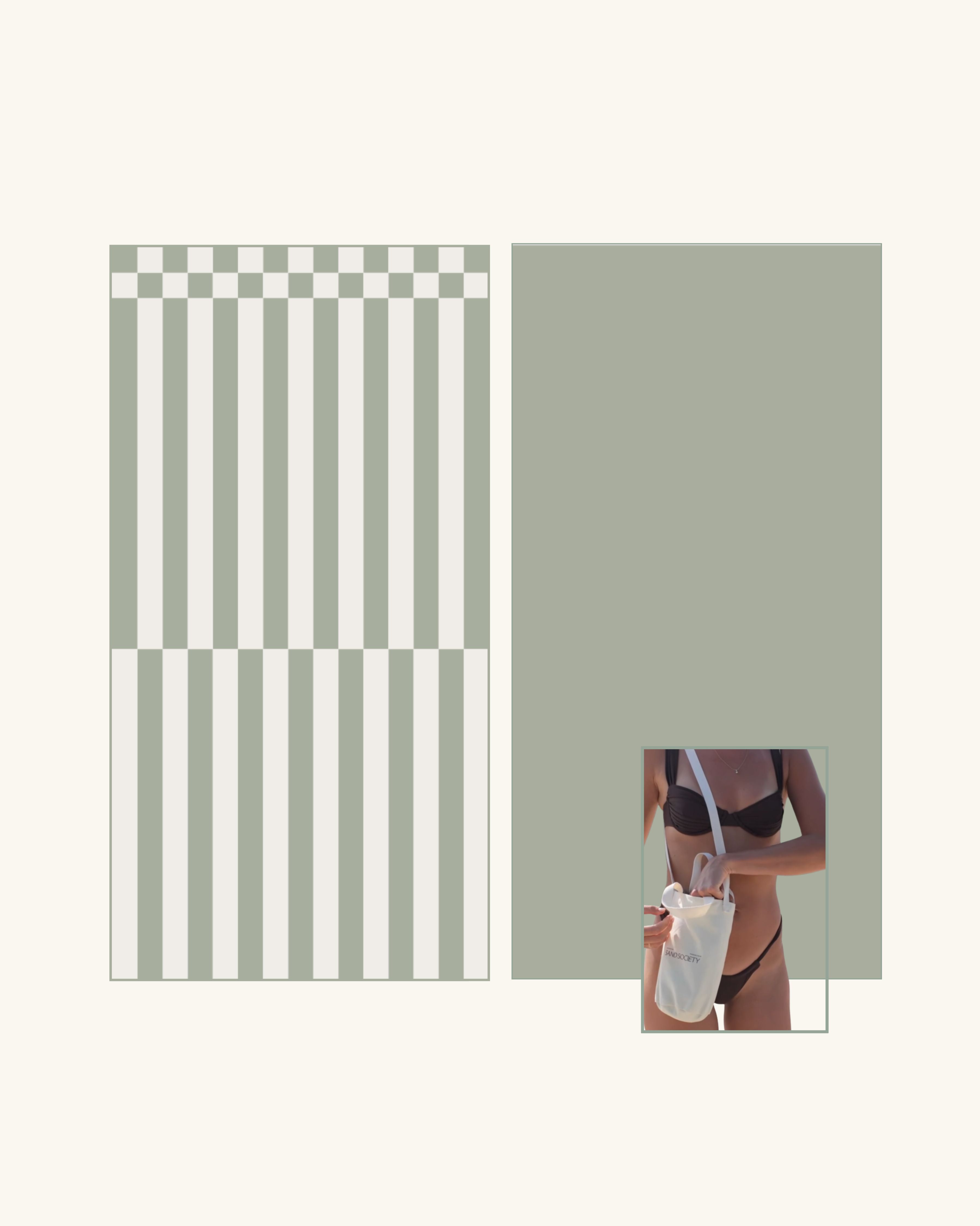 Pistachio Sand Free Towel