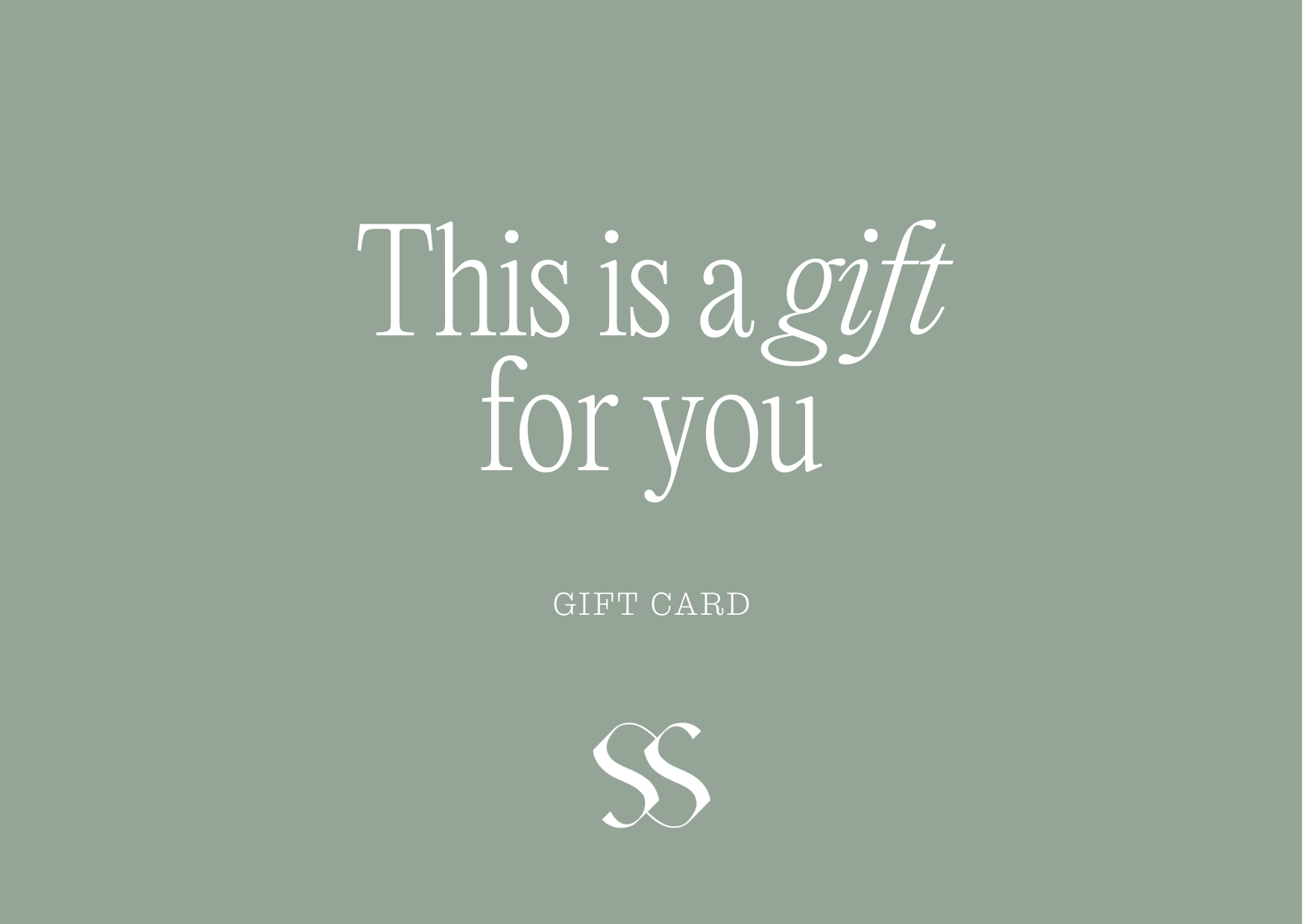 Digital Gift Card - Choose from $50