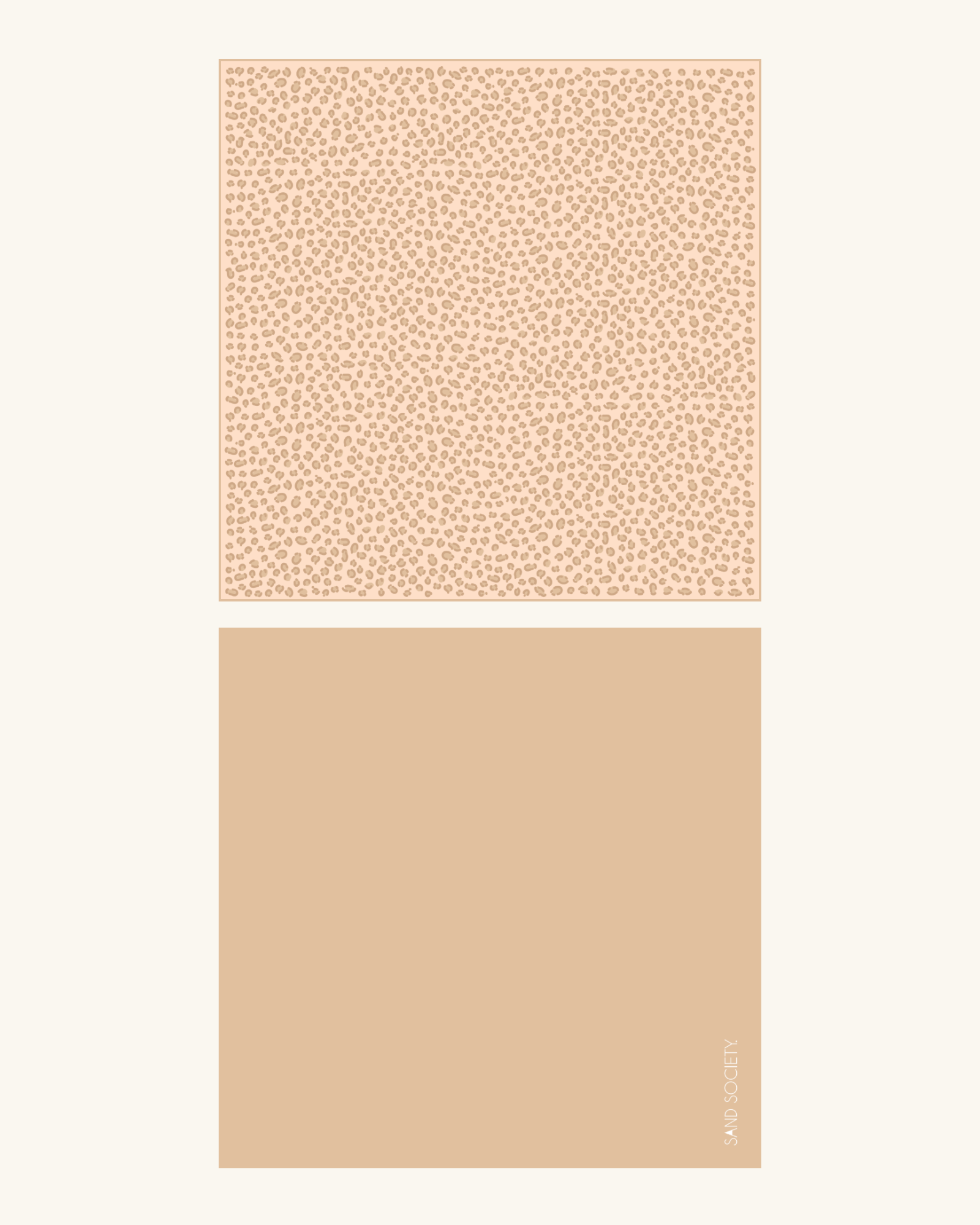Leopard - Sand Free Towel for Two
