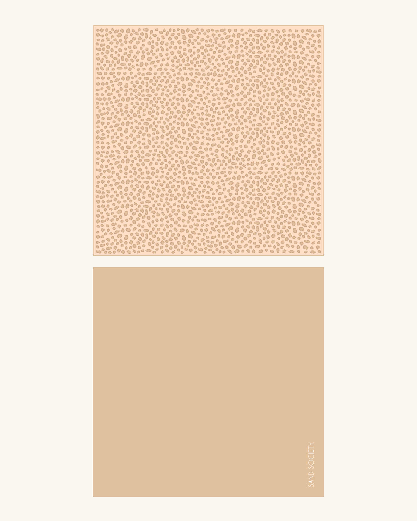 Leopard - Sand Free Towel for Two