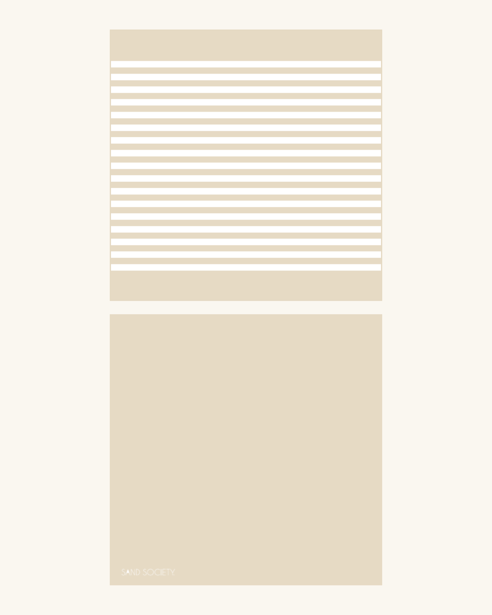 Salted - Sand Free Towel for Two