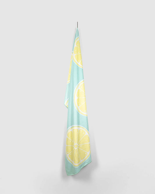 Double Lemons - Towel for two - Sand Society Sand Free Sustainable Beach Towel