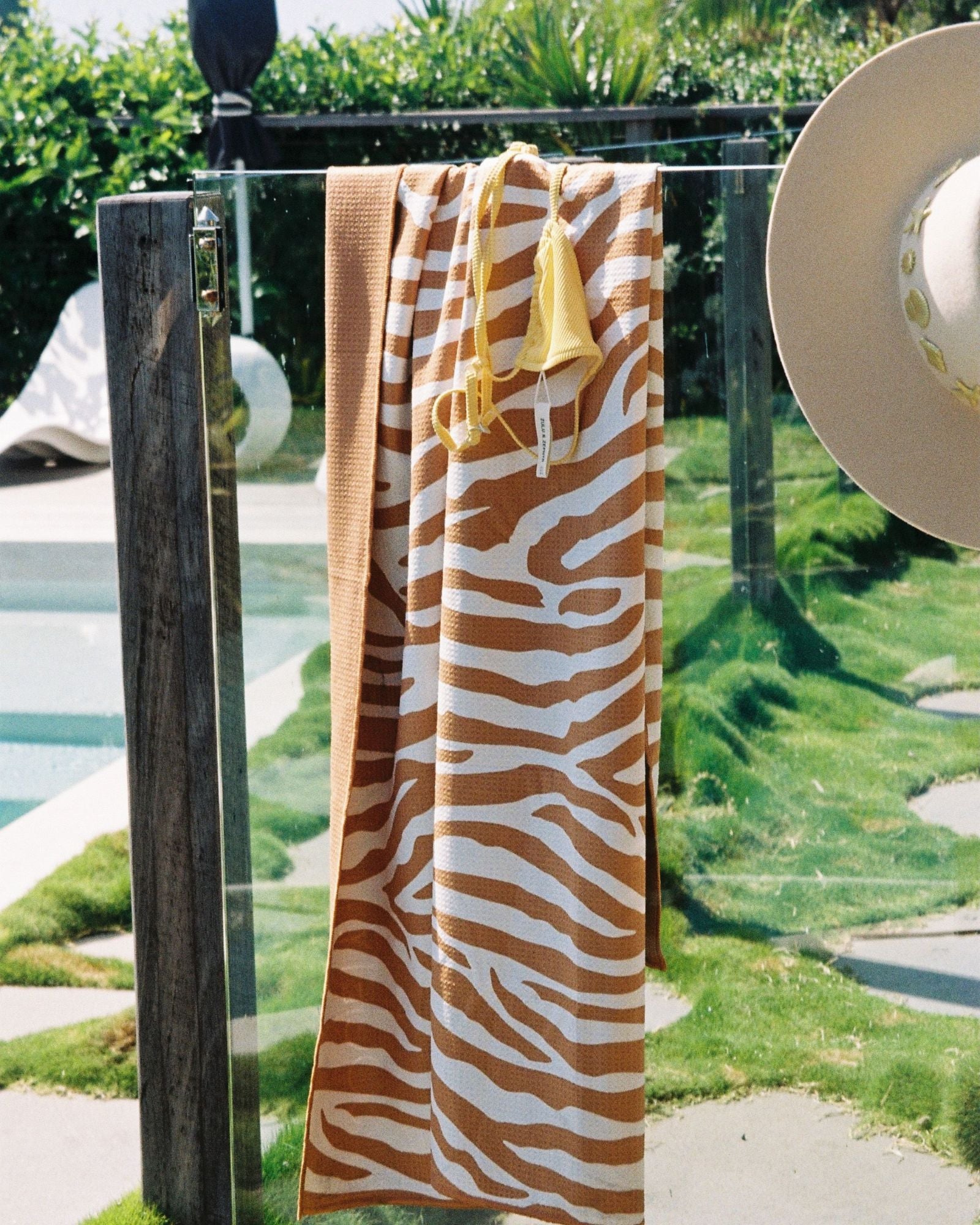 Sustainably Made Animal Print Sand Free Beach Towel