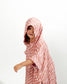 Pink And White Stripe Bamboo Kids Poncho