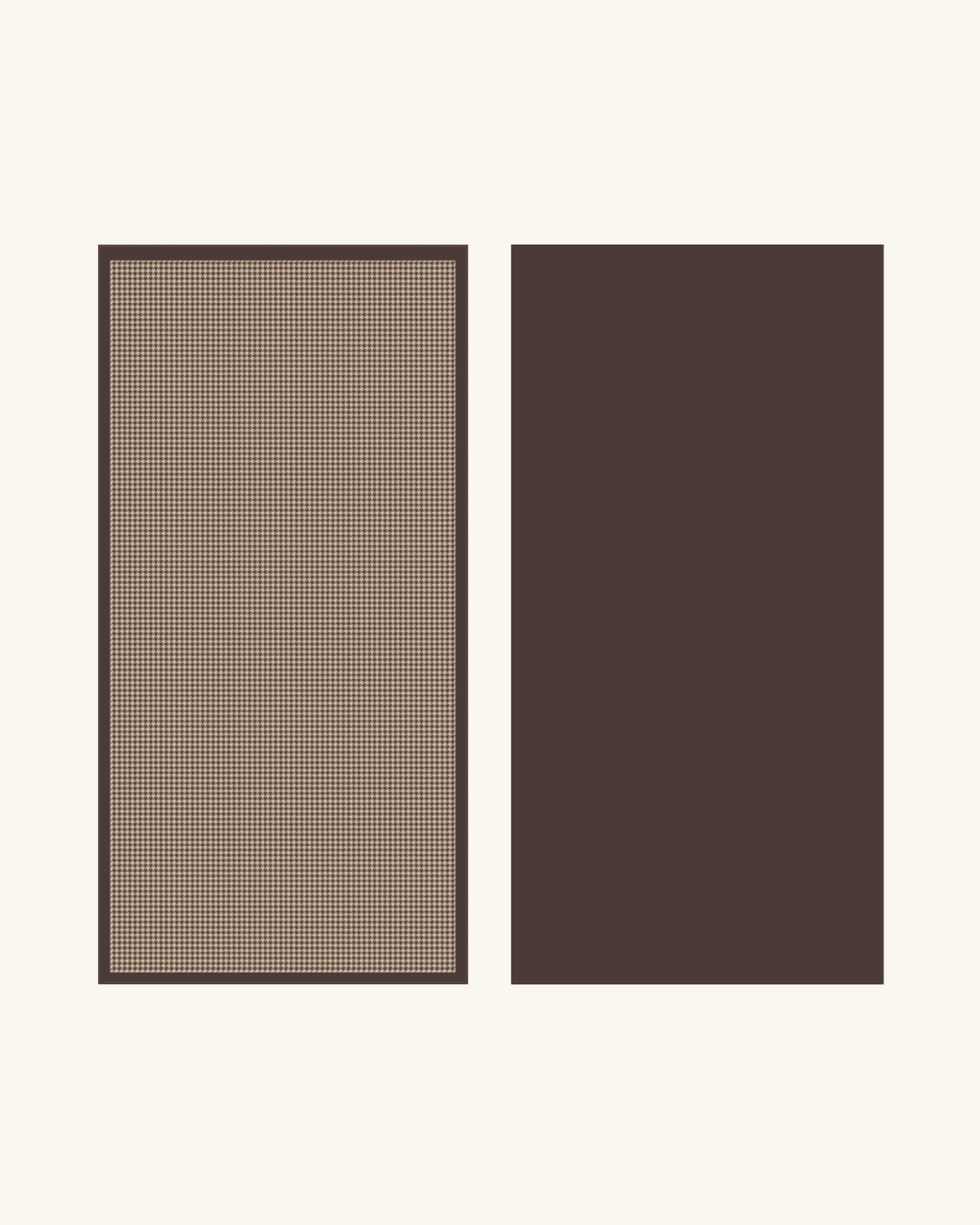 Chocolate Brown Sandless Beach Towel