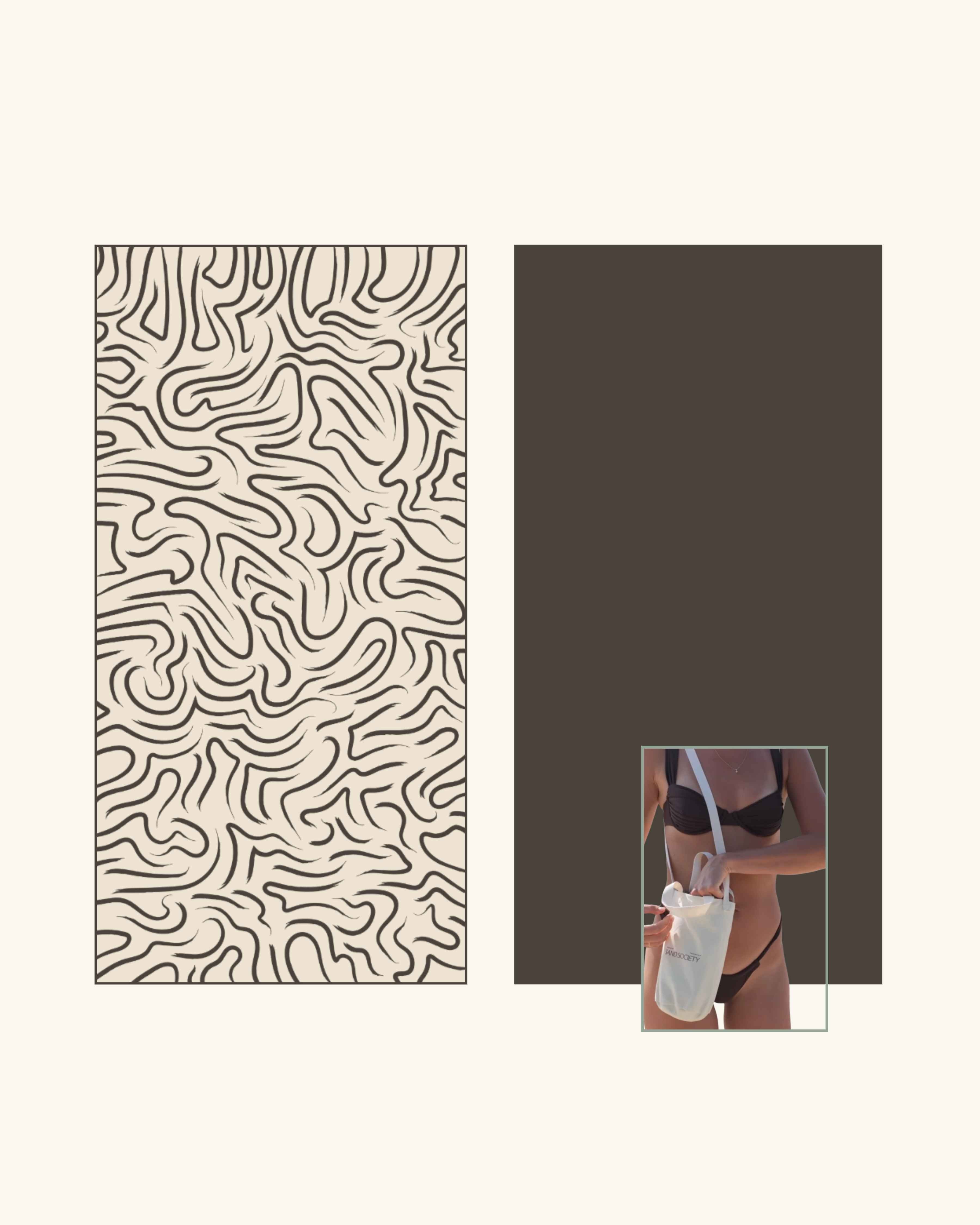 Graphite Sand Free Towel