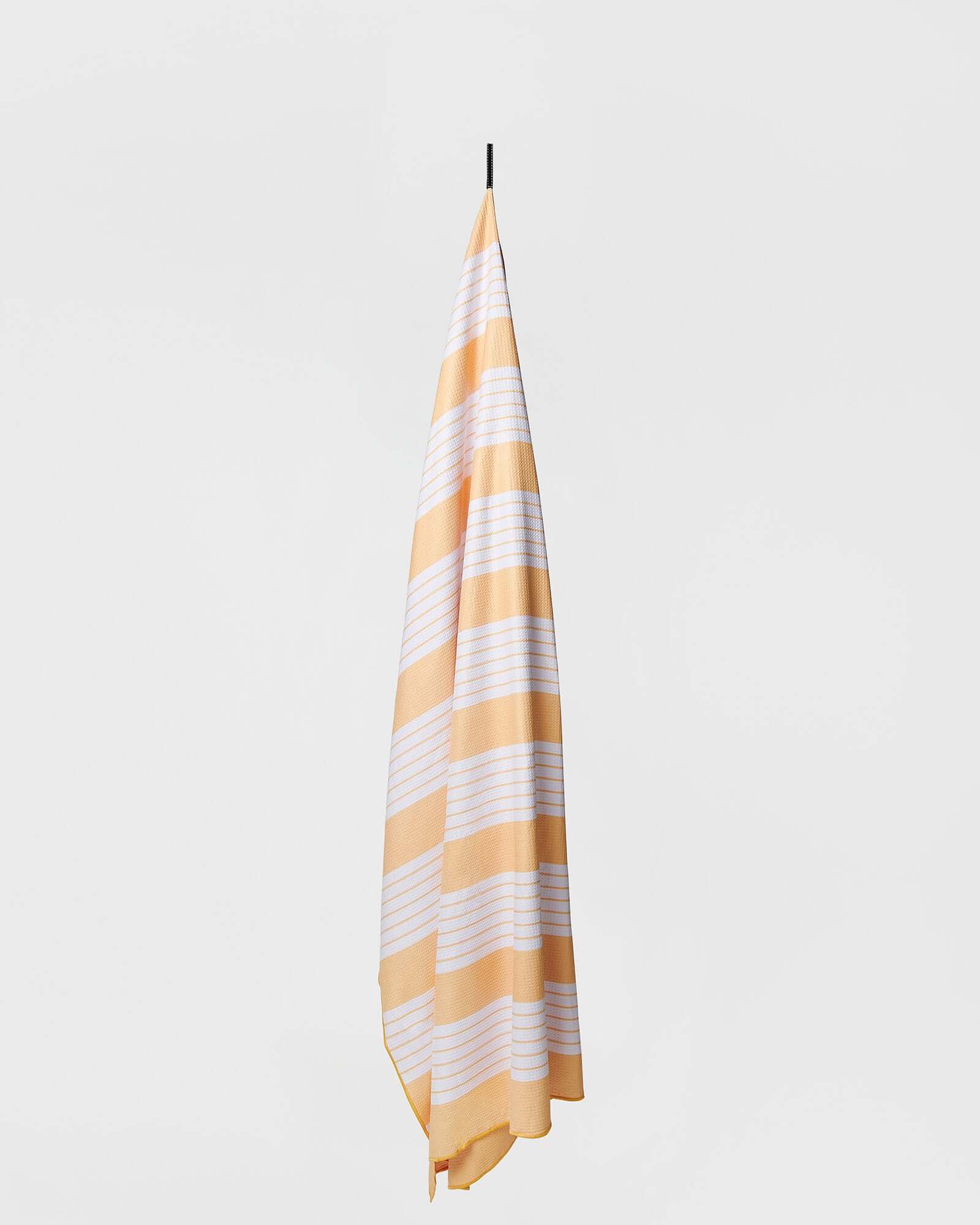 Fun Turmeric Stripe Sustainably Made Beach Towel 