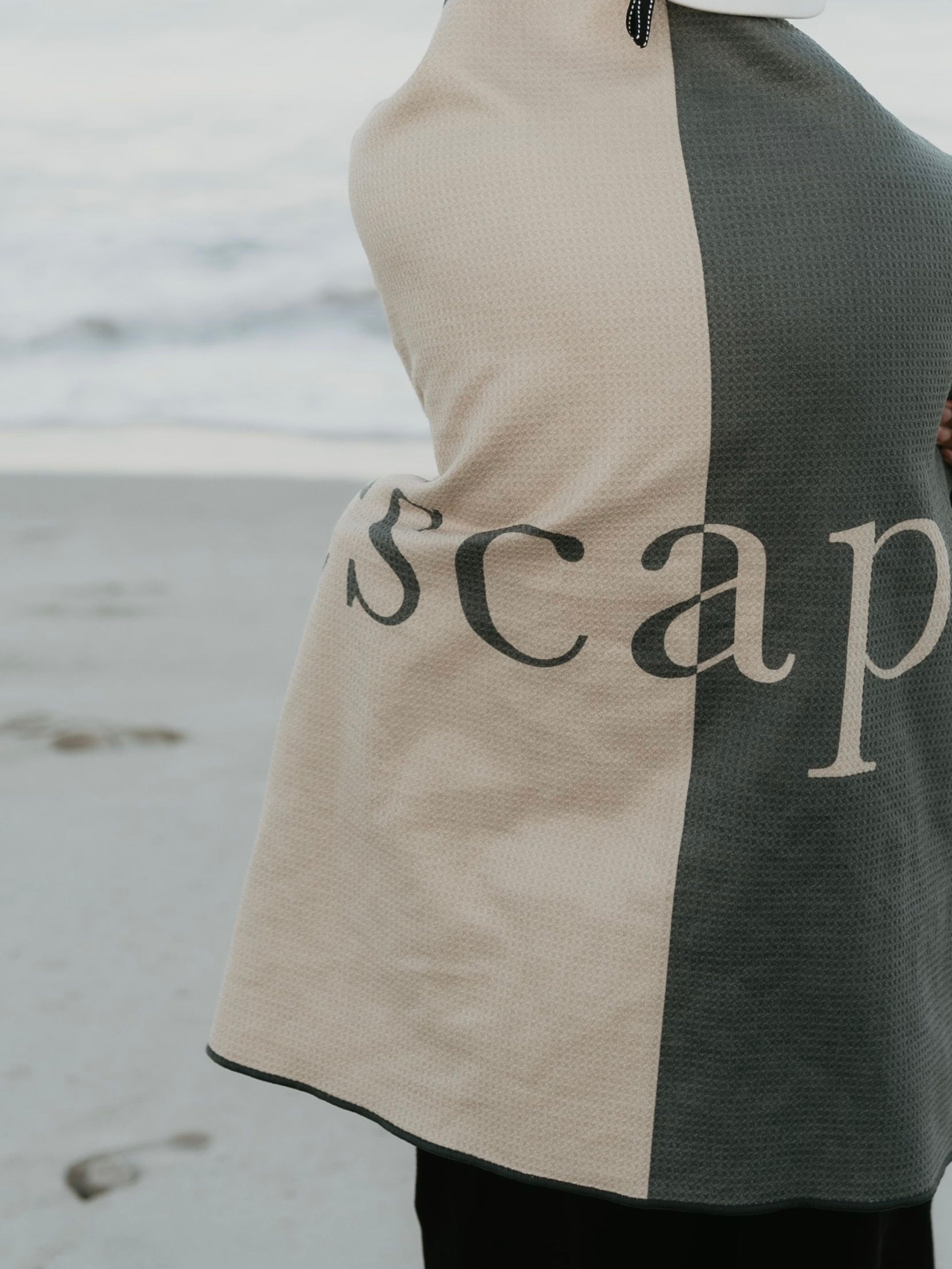Escape Sand Free Towel Charcoal 
